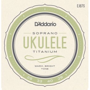 D'Addario EJ87S Ukulele Sopran Titanium
